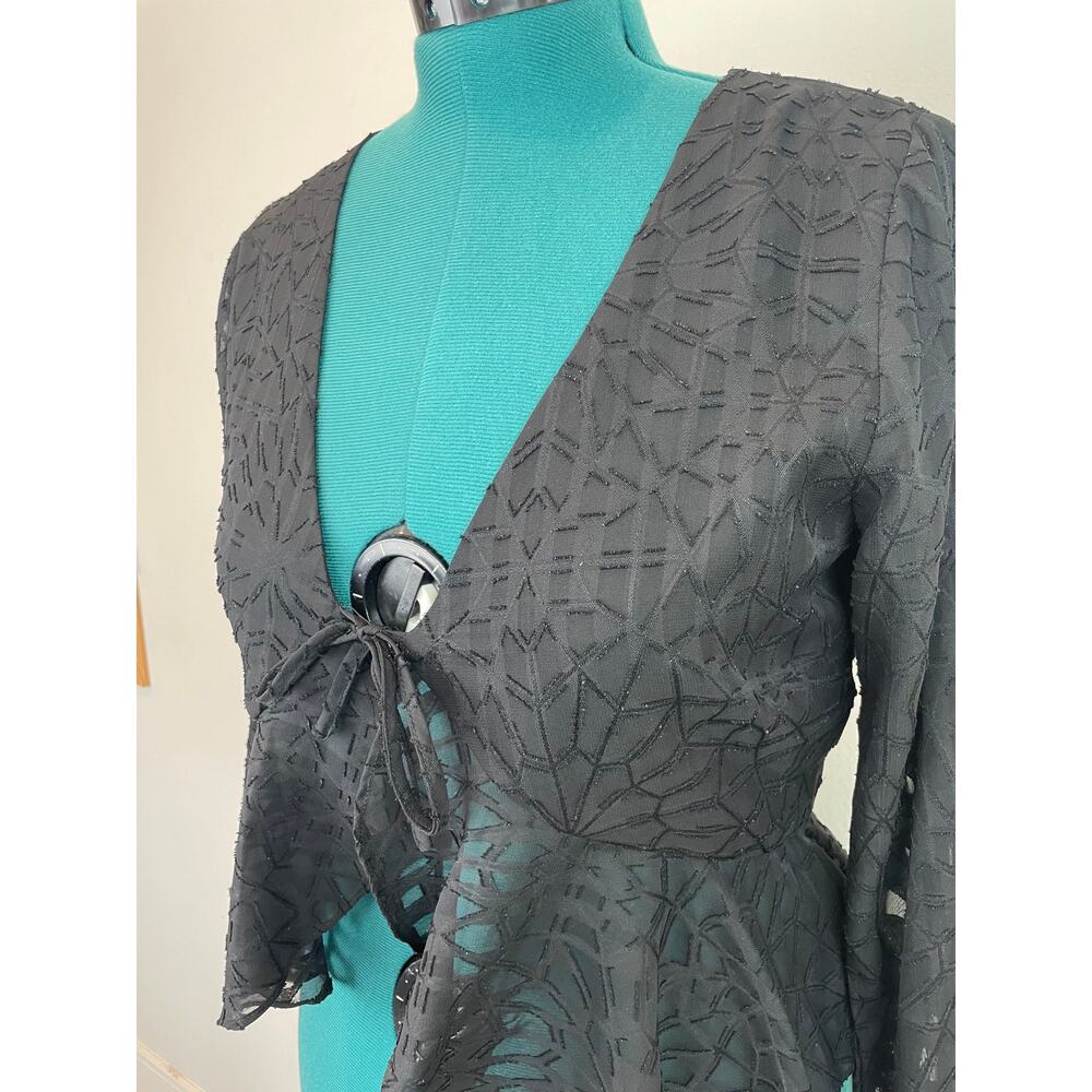 Atmos & Here Ruffle Tie Top - Picture 5 of 6